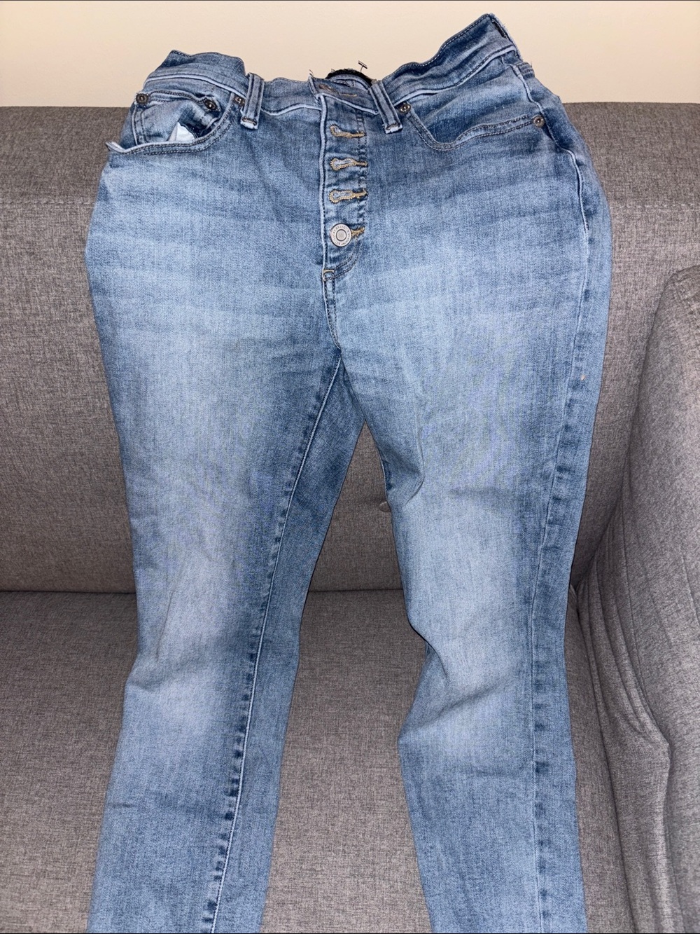 Lucky Brand women’s size 2 Washed Blue Bridgette high Rise skinny jeans - Picture 14 of 15